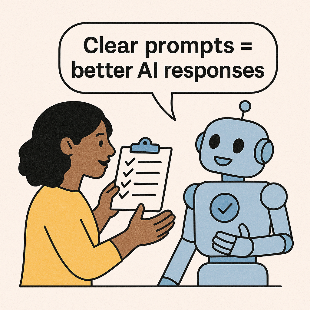 clear prompt equals better AI responses